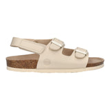 Genuins Sandale Modell Slipper Einfarbig mit beigen Riemen für Kinder