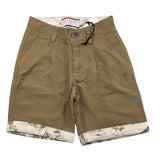 Cesare Paciotti Bermuda Einfarbig mit verstellbarer Taille Beige für Jungen