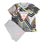 Guess Completo 2 Pezzi T-Shirt-Bermuda per Neonato I3RG00K8HM3X GRIGIO GUESS 
