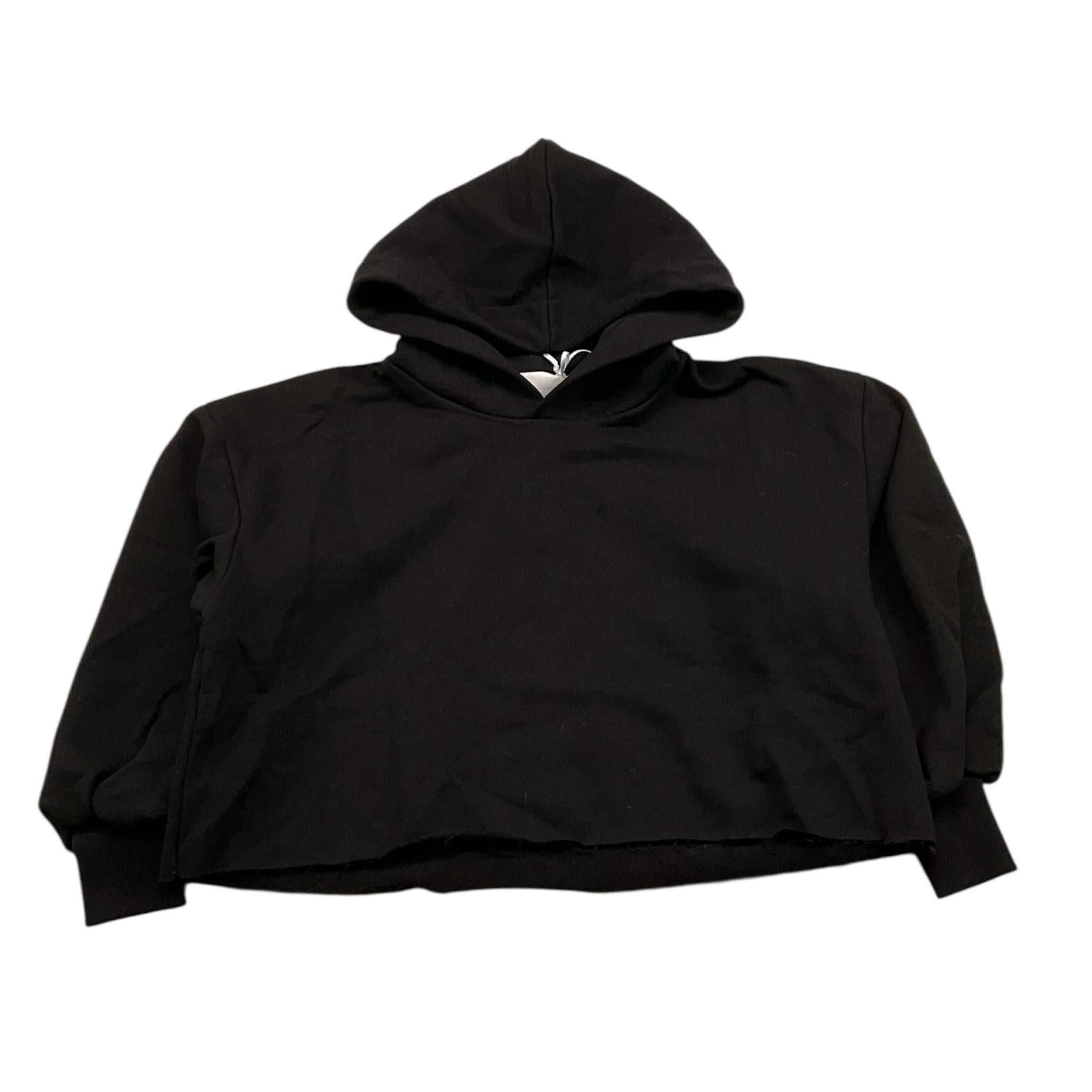 LU LU BY MISS GRANT felpa chiusa con cappuccio tinta unita Nero per Bambina LL3267 NERO LU LU BY MISS GRANT 