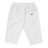 Emporio Armani Pantalone Tinta Unita con Elastico In Vita per Bambino 8NHJ02J BIANCO EMPORIO ARMANI 