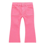 GUESS pantalone tinta unita modello a zampa con girovita regolabile Fuxia per Bambina K4YB00WE620 FUXIA GUESS 