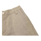 Amaya Bermuda Tinta Unita con Fantasia A Righe per Bambino 593520 BIANCO AMAYA 