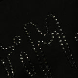 DISCLAIMER felpa tinta unita girocollo con brillantini Nero per Bambina 24IDK58337 NERO DISCLAIMER 