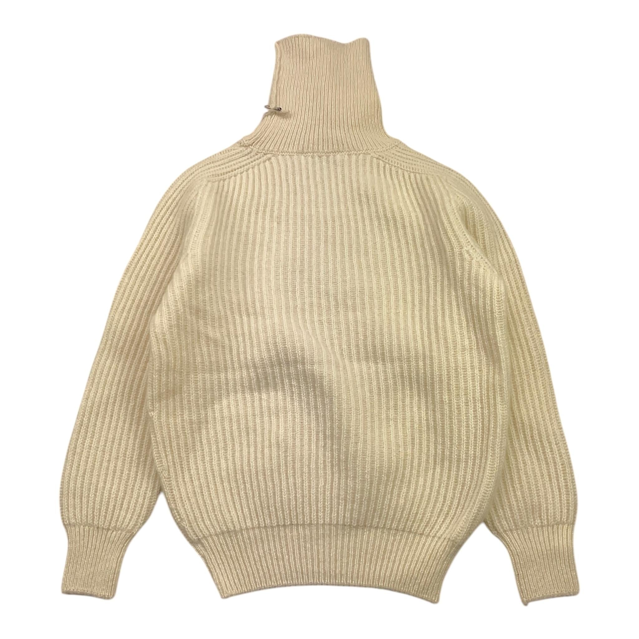 JURTA maglia collo alto tinta unita Panna per Bambina RE4K PANNA JURTA 