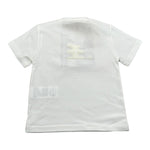 Elisabetta Franchi T-Shirt Girocollo Tinta Unita con Logo per Bambina EFTS185 BIANCO ELISABETTA FRANCHI 