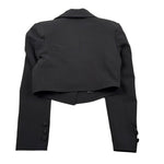 Fun & Fun Giacca Tinta Unita Modello Crop per Bambina FNCJJK16359 NERO FUN & FUN 