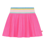 BillIEBLUSH gonna tinta unita con elastico in vita in contrasto Rosa per Bambina U20421 ROSA BillIEBLUSH 