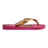 Havaianas Flip-Flops, einfarbig mit Fuchsia-Muster für Mädchen