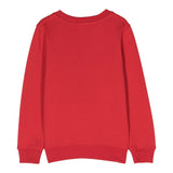 KENZO felpa chiusa girocollo tinta unita cn logo Rosso per Bambino K25849 ROSSO KENZO 