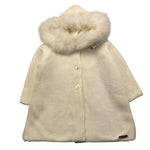 MAC ILUSIO'N cardigan tinta unita con cappuccio Panna per Neonata 9498H PANNA MAC ILUSIO'N 