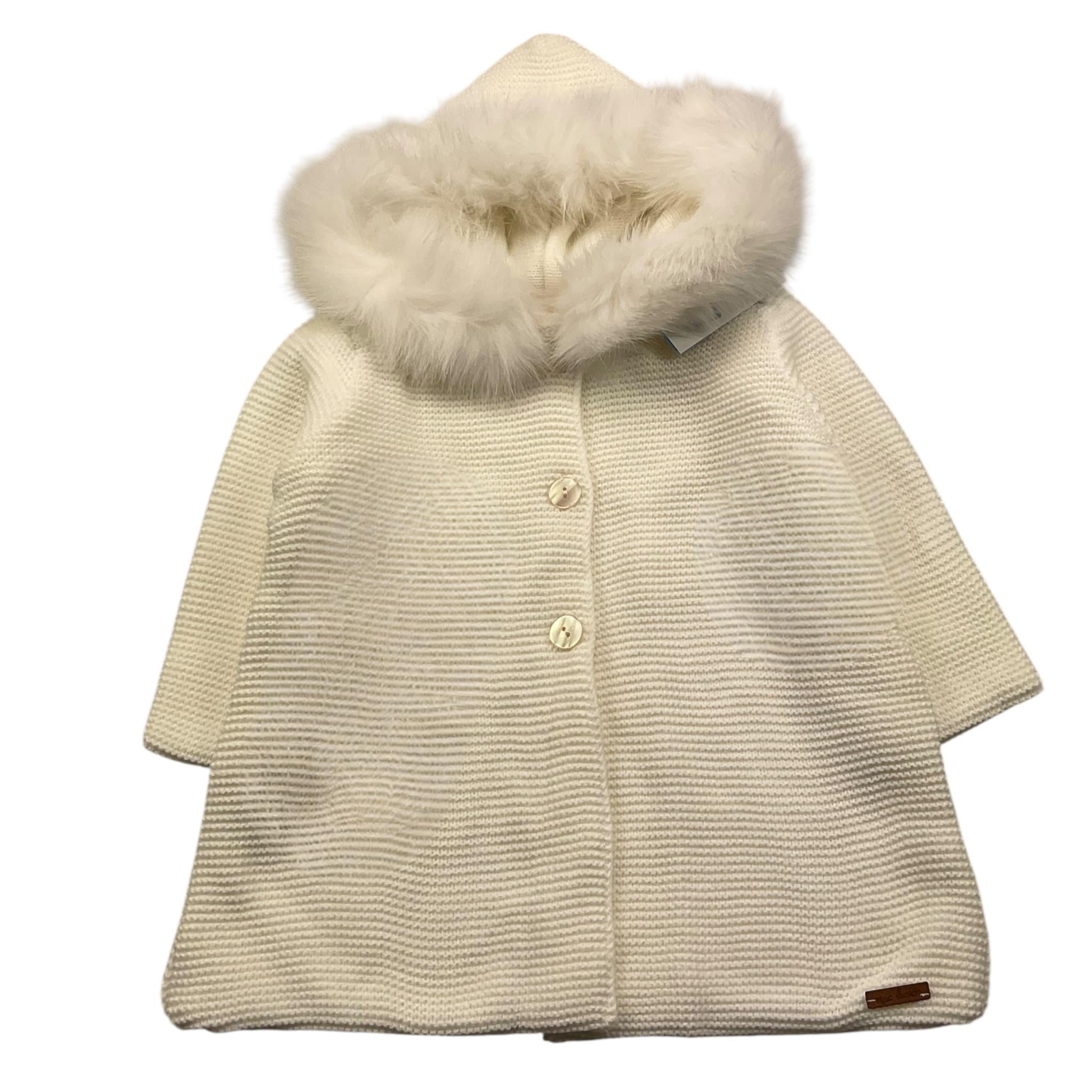 MAC ILUSIO'N cardigan tinta unita con cappuccio Panna per Neonata 9498H PANNA MAC ILUSIO'N 