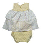 Wedoble Completo 2 Pezzi Camicia-Culotte per Neonata 017122295 BIANCO WEDOBLE 
