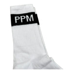 Paolo Pecora Calzini Tinta Unita con Logo per Bambino PP1569 BIANCO PAOLO PECORA 