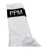 Paolo Pecora Calzini Tinta Unita con Logo per Bambino PP1569 BIANCO PAOLO PECORA 