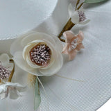 Gai Mattiolo Cappello Tinta Unita con Applicazioni per Bambina EF250110 BIANCO GAI MATTIOLO 