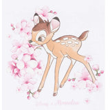Monnalisa Abito Tinta Unita con Fantasia Fiori per Bambina 11E906X BIANCO/ROSA MONNALISA 