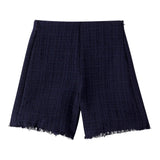 Il Gufo Short Tinta Unita con Girovita Regolabile per Bambina P25PB191C5052 BLU IL GUFO 