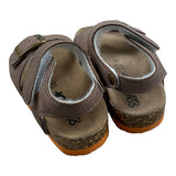 Colors Of California Einfarbige Sandalen mit Kontrastsohle Beige für Neugeborene