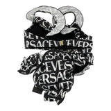 Versace 2-teiliger Bandeau-Badeanzug in Weiß/Schwarz für Mädchen