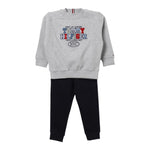 TOMMY HILFIGER completo 2pz bicolore felpa-pantalone Grigio/blu per Bambino KB0KB09059 GRIGIO/BLU TOMMY HILFIGER 