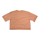 Aspesi T-Shirt Girocollo Tinta Unita con Logo per Bambina S25029TSM7038 ROSA ASPESI 