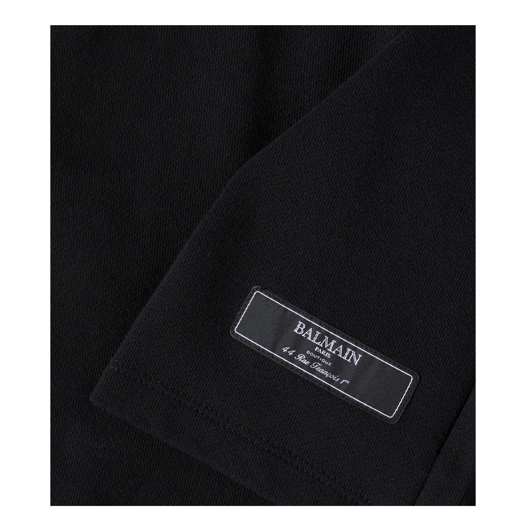 Balmain Bermuda Felpa Tinta Unita con Logo per Bambino BW6P29 NERO BALMAIN 