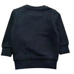 John Richmond Felpa Chiusa Girocollo Tinta Unita con Stampa per Neonato RIP26077FE NERO JOHN RICHMOND 