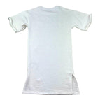 Moschino Abito Felpa Tinta Unita Girocollo con Stampa per Bambina HDV0HU BIANCO MOSCHINO 