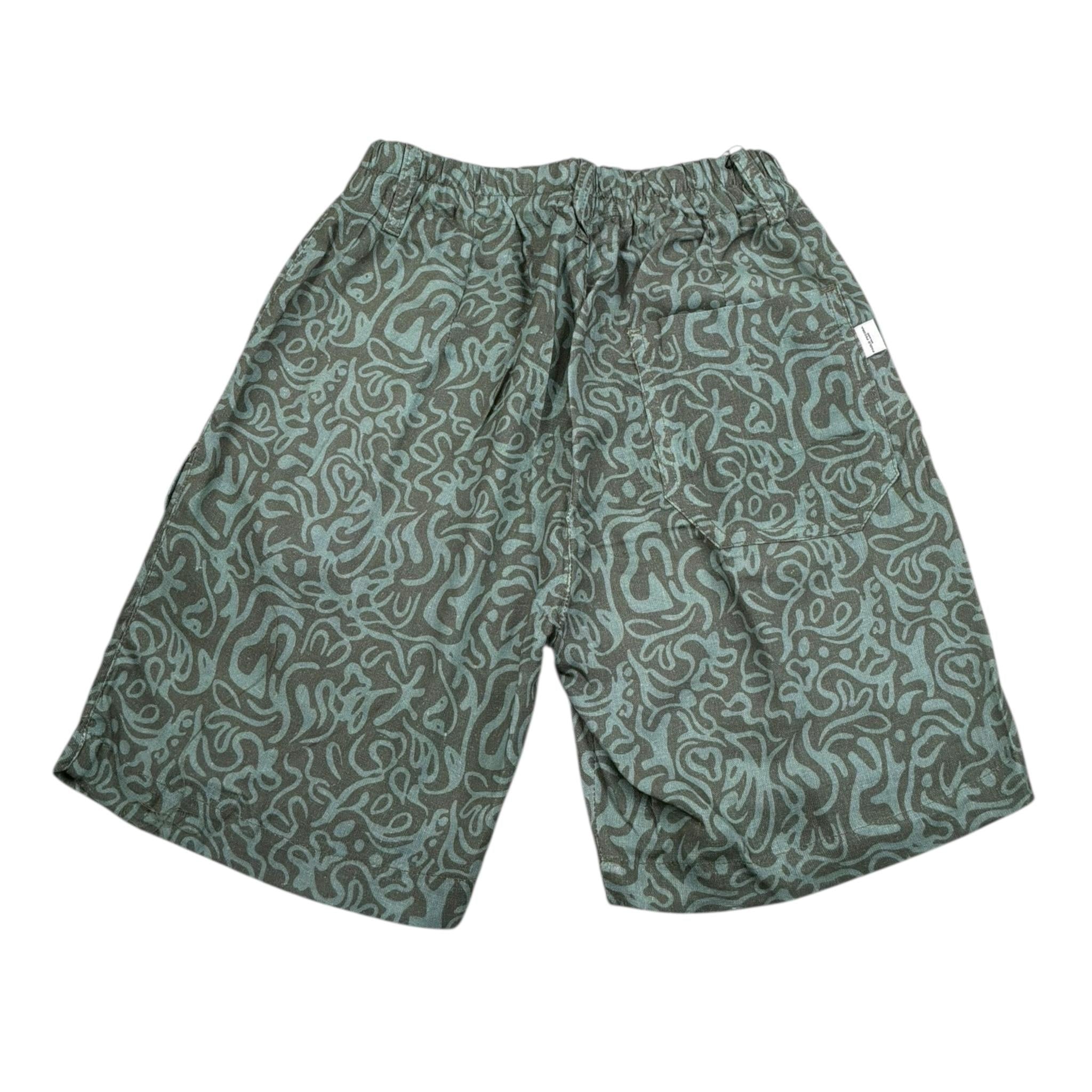 Paolo Pecora Bermuda Tinta Unita con Elastico In Vita Stampa Fantasia per Bambino PP4024 VERDE PAOLO PECORA 