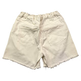 Fun &amp; Fun Shorts einfarbig mit verstellbarer Taille cremefarben für Mädchen