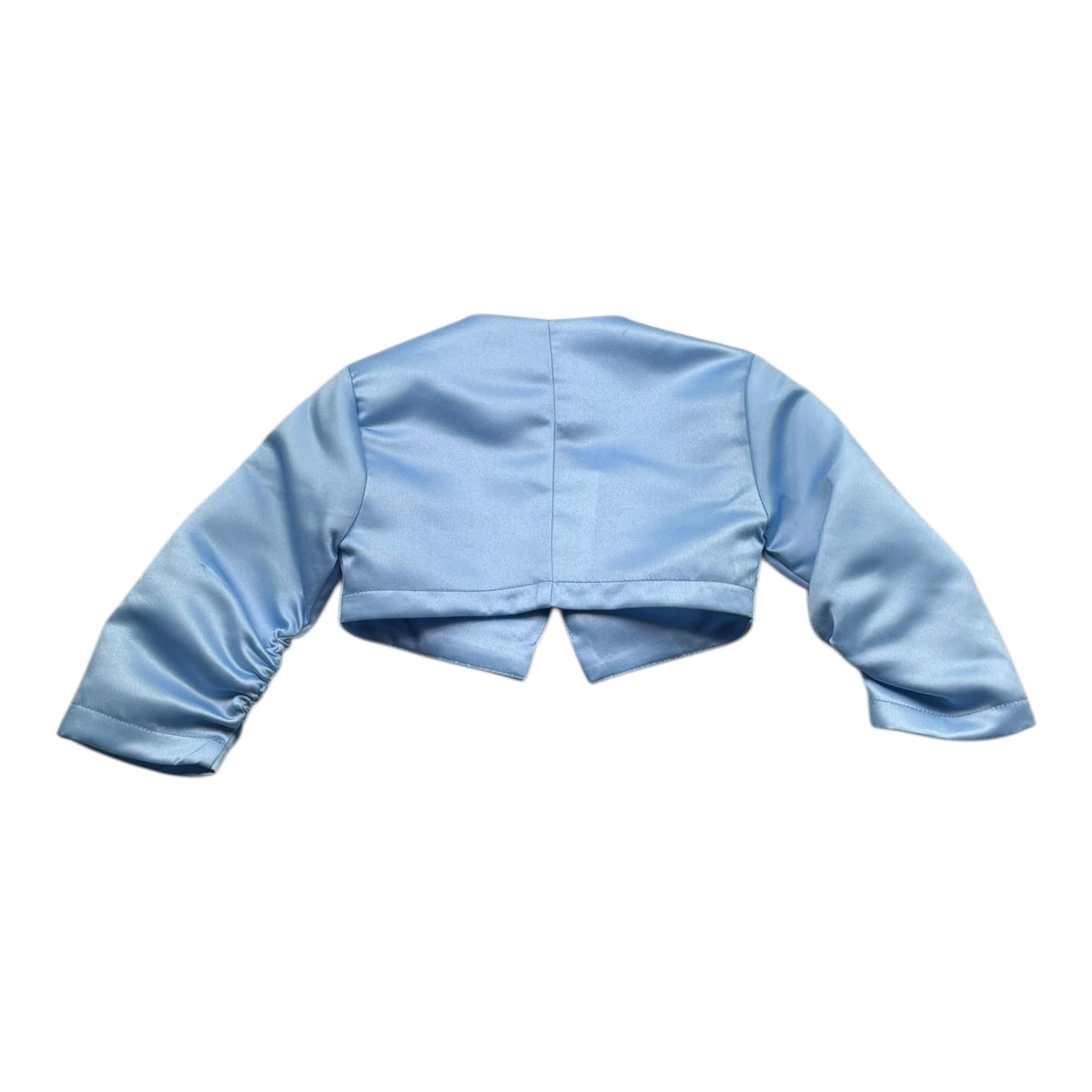Meilisa Bai Coprispalle Tinta Unita per Neonata FL6279N AZZURRO MEILISA BAI 