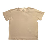 DUSTY COLOR t-shirt girocollo tinta unita Beige per Neonato DUXF4033TSN BEIGE DUSTY COLOR 