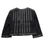 Relish Giubbino Tinta Unita con Trasparenze per Bambina RGP2405011001 NERO RELISH 