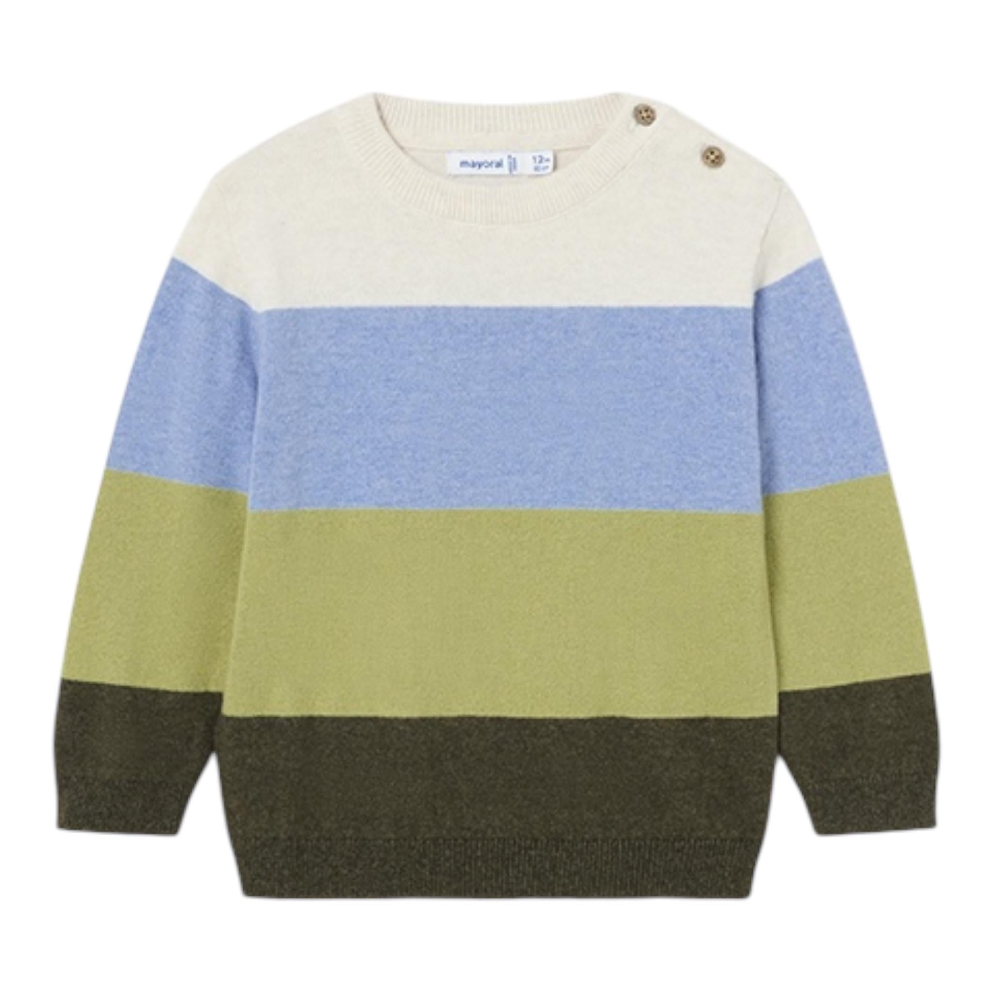 MAYORAL maglia tricolore con fantasia a righe Multicolor per Neonato 2315 MULTICOLOR MAYORAL 