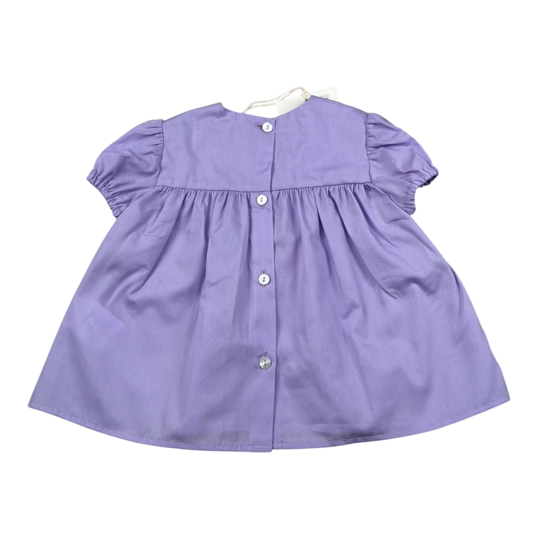 Ilfarobimbi camiciaTinta Unita Mezza Manica per Neonata IFN50150 LILLA ILFAROBIMBI 