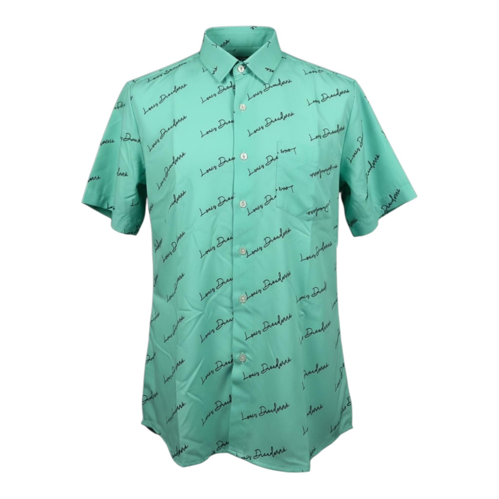 Louis Dieudonne' Camicia tinta unita Logata Verde Acqua per Bambino LD022 VERDE ACQUA LOUIS DIEUDONNE' 