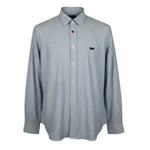 Daniele Alessandrini Camicia tinta unita con Fantasia A Righe Azzurro per Bambino 1235C1198 AZZURRO DANIELE ALESSANDRINI 