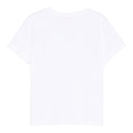 Saint Barth T-Shirt Girocollo Tinta Unita con Stampa per Bambina ELLY001XXJ BIANCO SAINT BARTH 