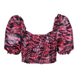 Marc Ellis Top Halbarm Print Fuchsia Fantasy für Mädchen