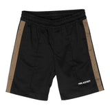Neil Barrett Einfarbige Bermuda-Shorts mit elastischer Taille Schwarz für Jungen