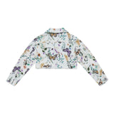 Liu Jo Giubbino Tinta Unita Stampa Fantasia Floreale per Bambina KA5059XX BIANCO LIU JO 