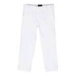 Emporio Armani Pantalone Tinta Unita con Tasche Americane per Bambino 8N4P60XX BIANCO EMPORIO ARMANI 