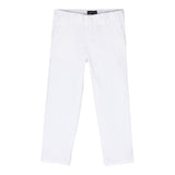Emporio Armani Pantalone Tinta Unita con Tasche Americane per Bambino 8N4P60XX BIANCO EMPORIO ARMANI 