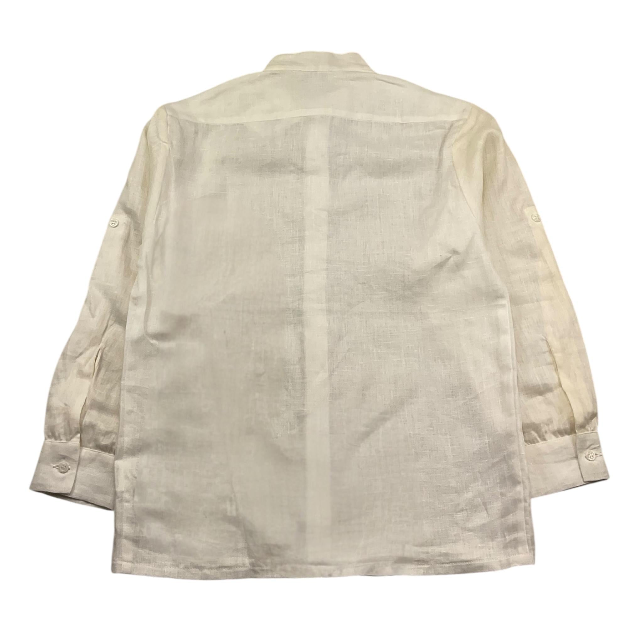 Paio Crippa Camicia Manica Lunga Tinta Unita per Bambino FAGOTTO PANNA PAIO CRIPPA 