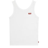 Levi'S Canotta Tinta Unita con Logo per Bambina 4EK116 BIANCO LEVI'S 