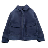 NEVER TOO giubbino tinta unita con zip e collettob Blu per Bambino NT1794B BLU NEVER TOO 