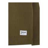 TIMBERLAND maglia girocollo tinta unita con logo Verde per Bambino T60321 VERDE TIMBERLAND 