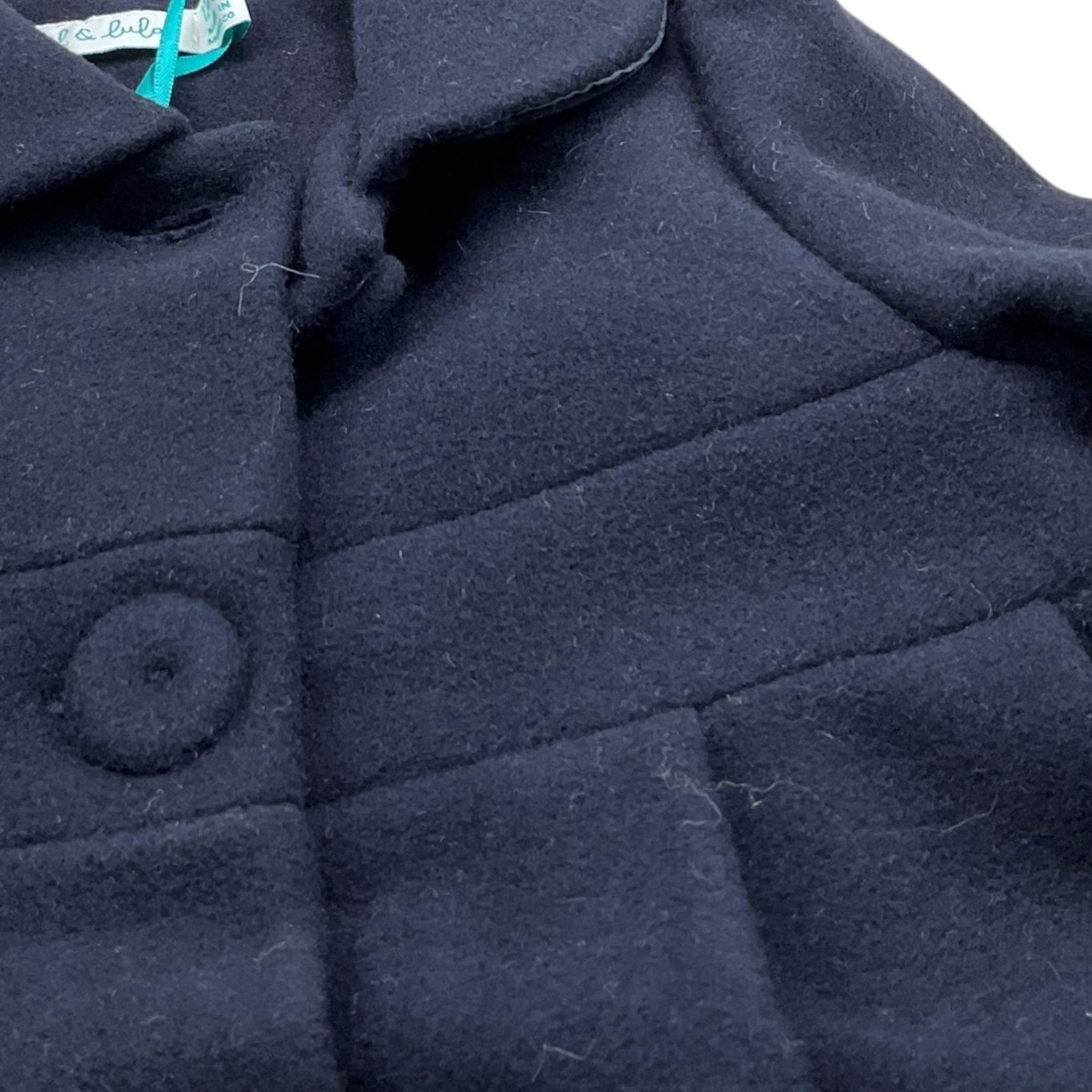 ABEL & LULA cappotto tinta unita con bottoni Blu per Neonato 5846 BLU ABEL & LULA 