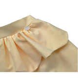 Le Bebe' Gonna Tinta Unita con Rouches per Neonata LBG6402 GIALLO LE BEBE' 